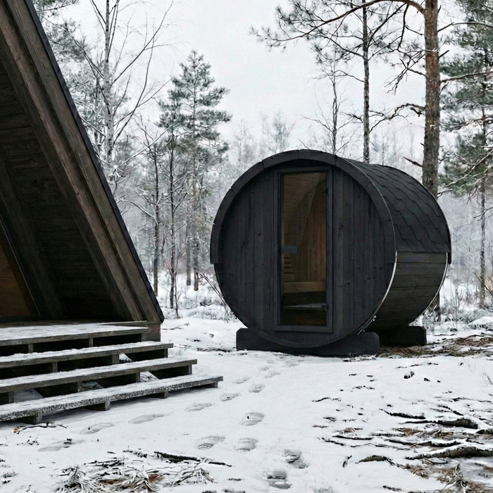 SaunaLife Model E6 in Black - Sauna Pro