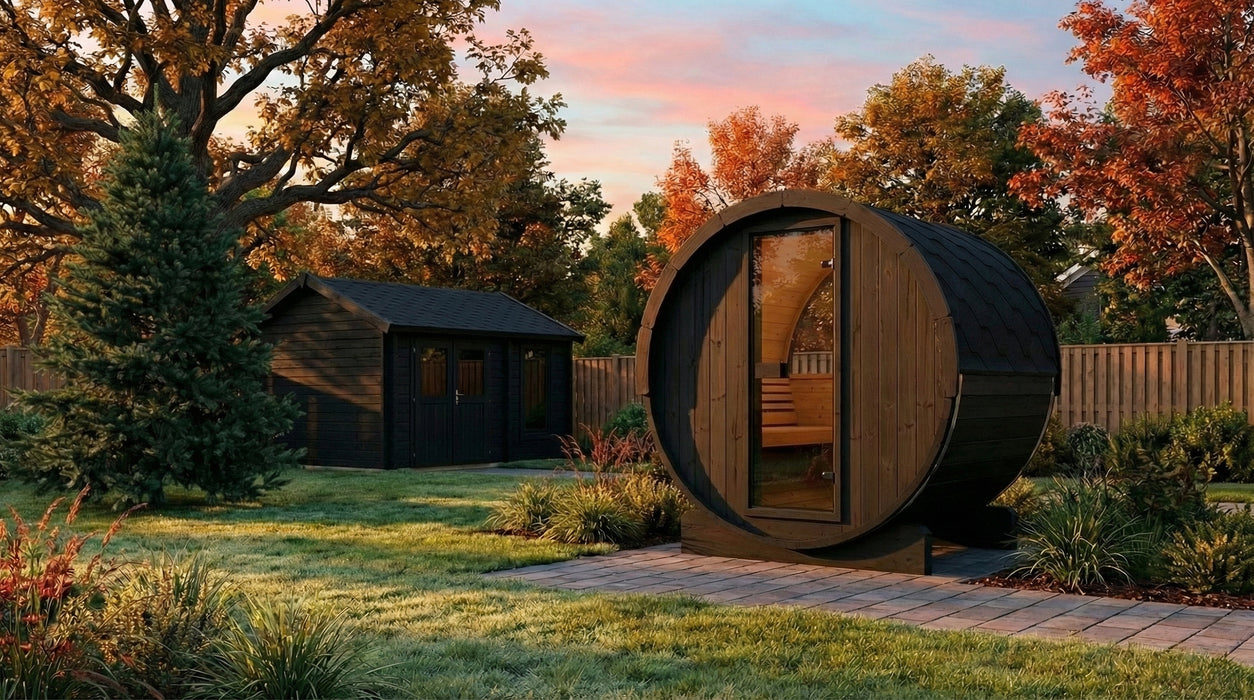 SaunaLife Model E6W in Black - Sauna Pro