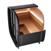 Leil Black Cube Outdoor Sauna Kit - Sauna Pro