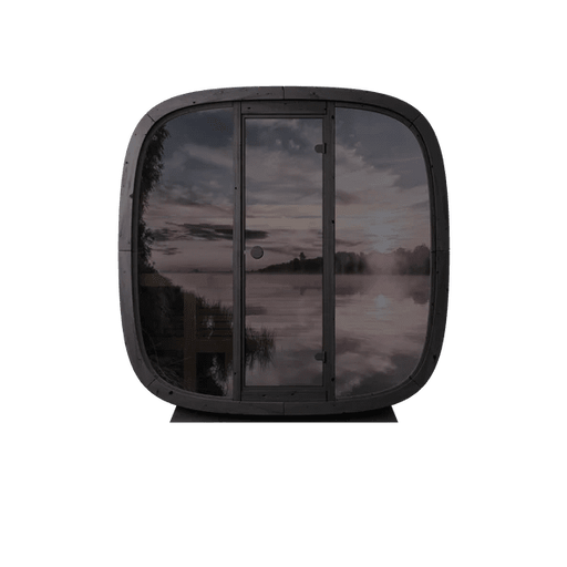 Leil Black Cube Outdoor Sauna Kit - Sauna Pro