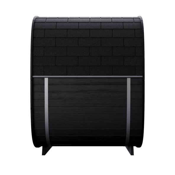 Leil Black Cube Outdoor Sauna Kit - Sauna Pro