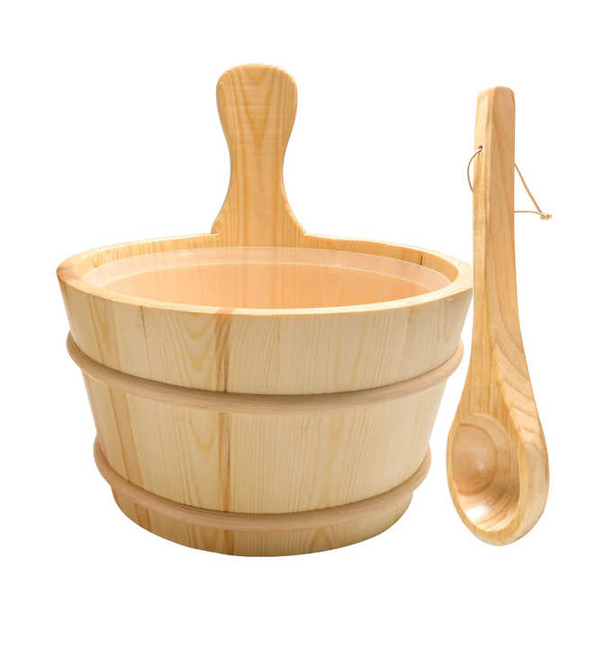 Sauna Bucket and Ladle