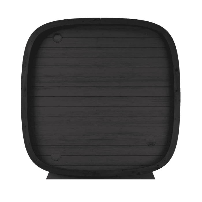 Leil Black Cube Premium Outdoor Sauna Kit - Sauna Pro